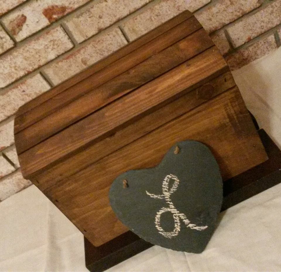 Large Wedding Card Box - Rustic Wedding Card Box - Country Wedding - Wooden Card Box