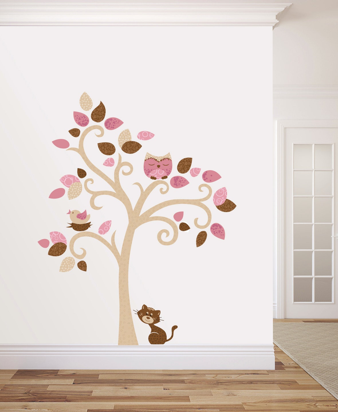 Albero adesivo da muro cameretta bambini wall di labandadelriccio