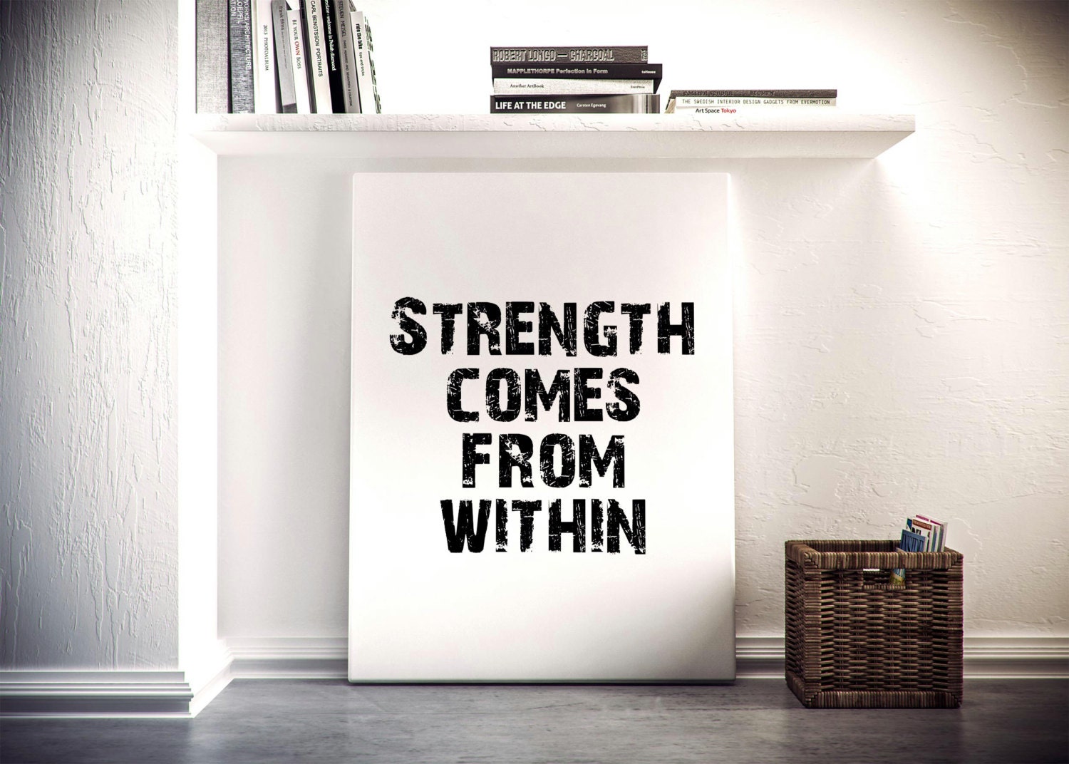 Strength comes from within Motivational by aTypeOfInspiration