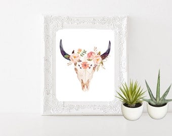 Bull Skull Wall Decor cow skull wall art | etsy Bull Skull Wall Decor cow skull wall art | etsy