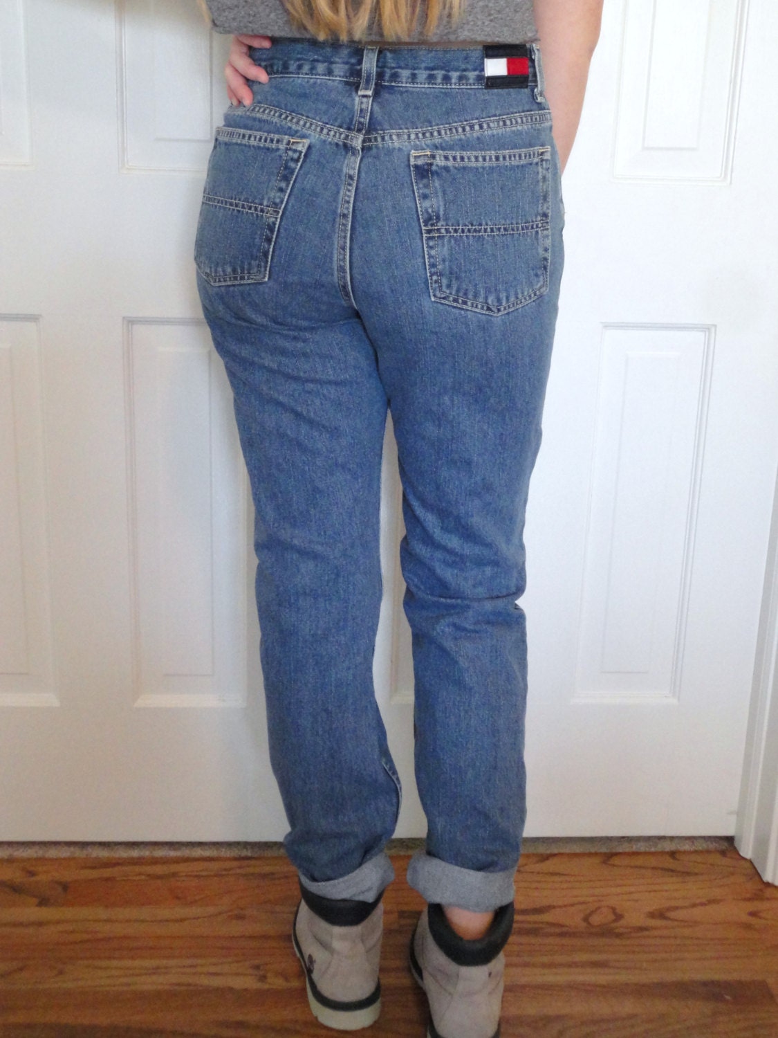 Vintage HIgh Waisted Tommy Hilfiger Jeans Medium by LilCribVintage