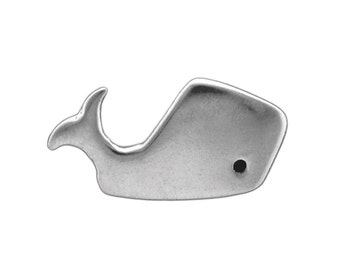 Spouts the Whale Necklace - Sterling Silver Whale Pendant