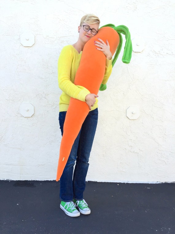 big carrot pillow