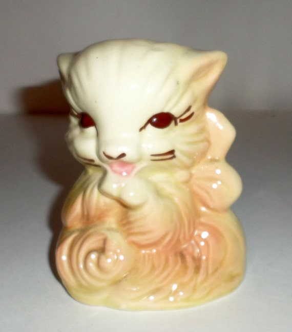 small porcelain cat