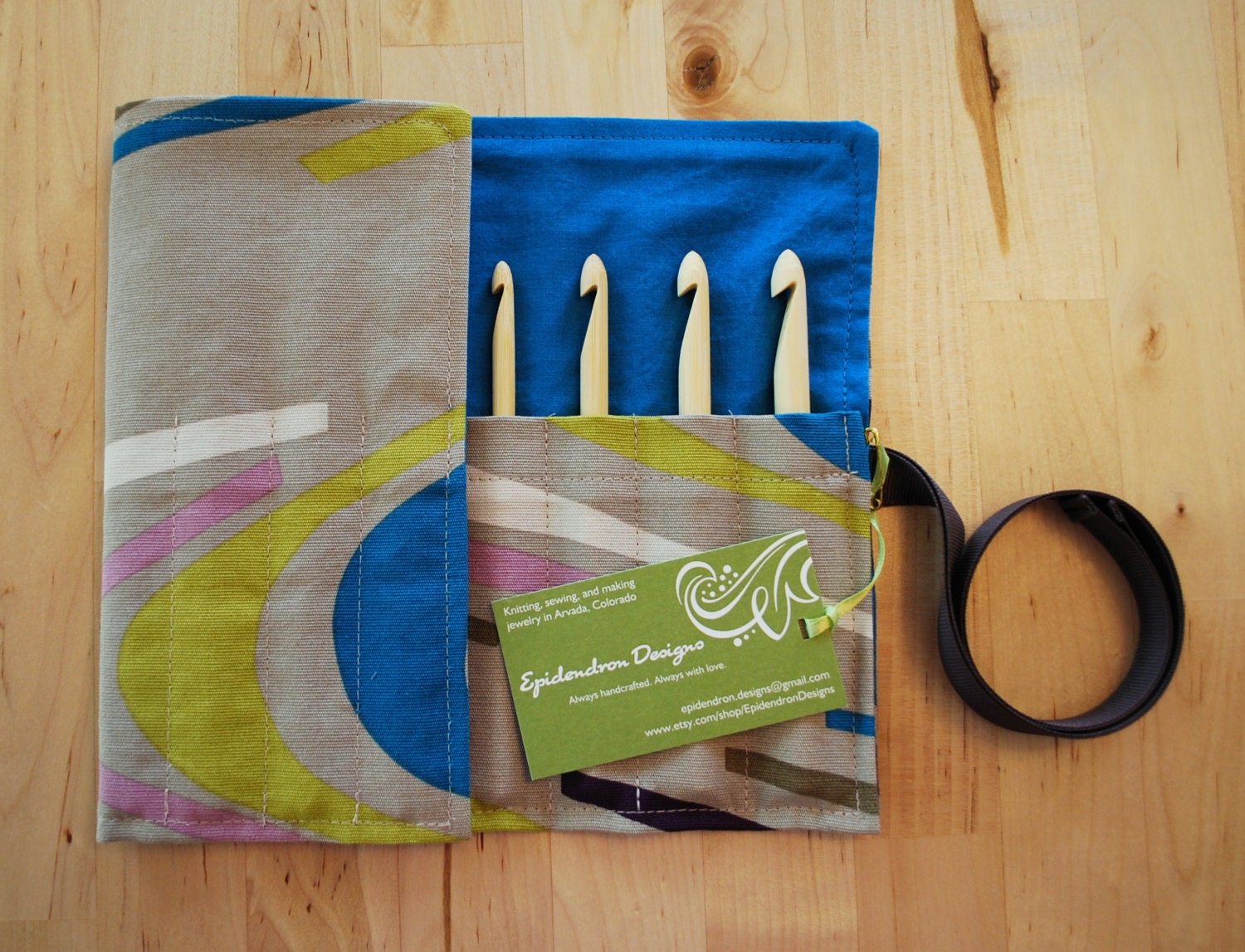 Roll Up Crochet Hook Organizer / Case / by EpidendronDesigns