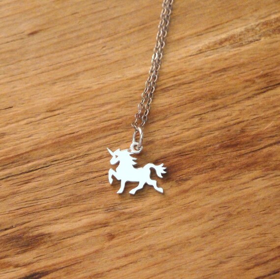 Unicorn Sterling Silver Charm Necklace
