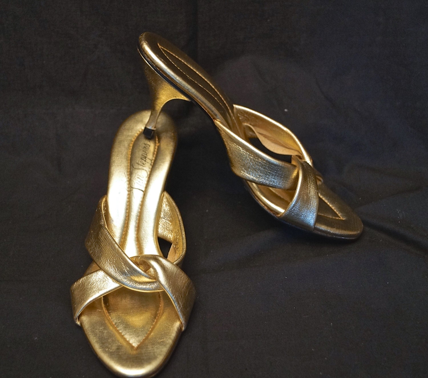 vintage leather mules