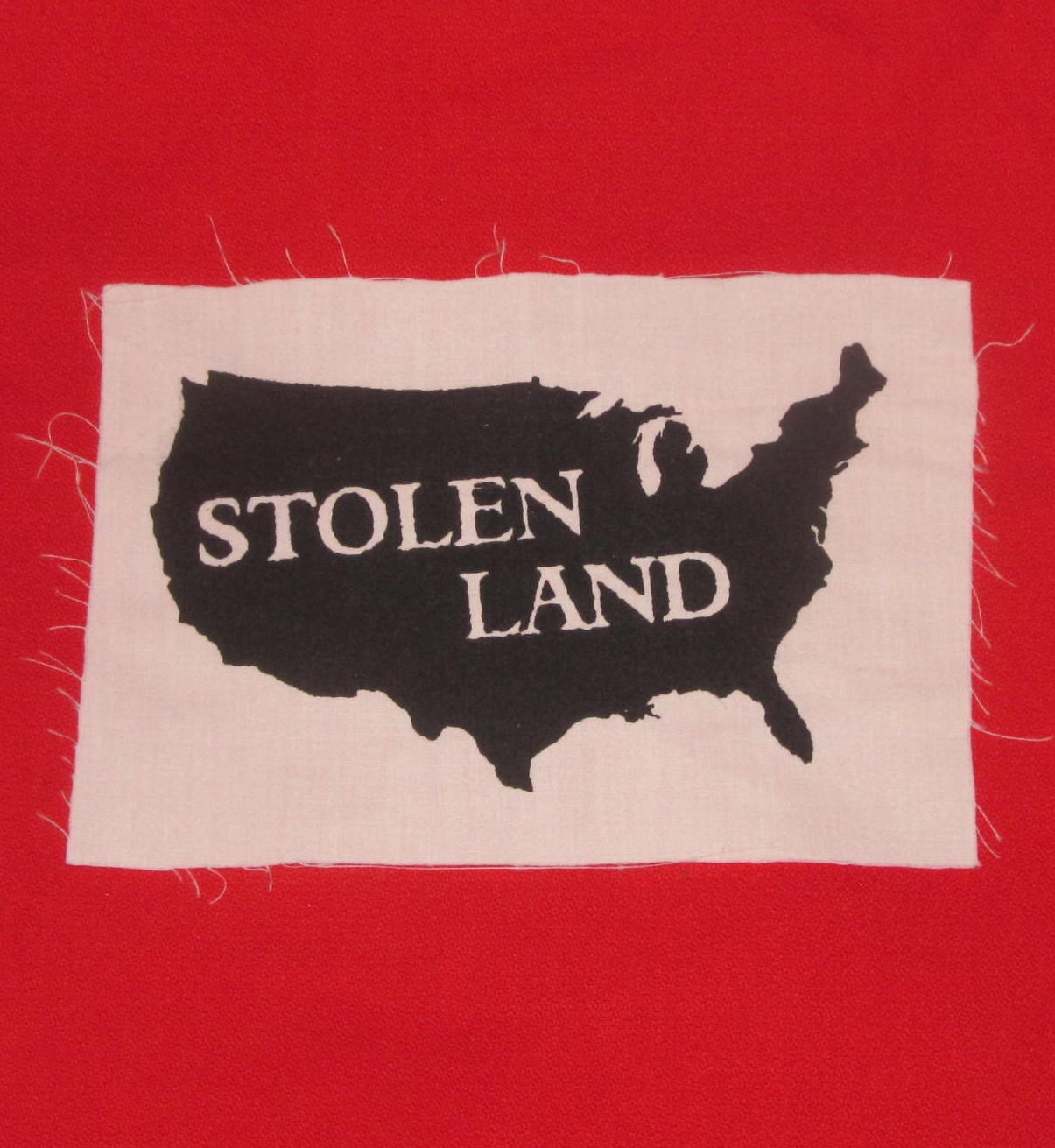 Stolen Land Patch indigenous rights social justice