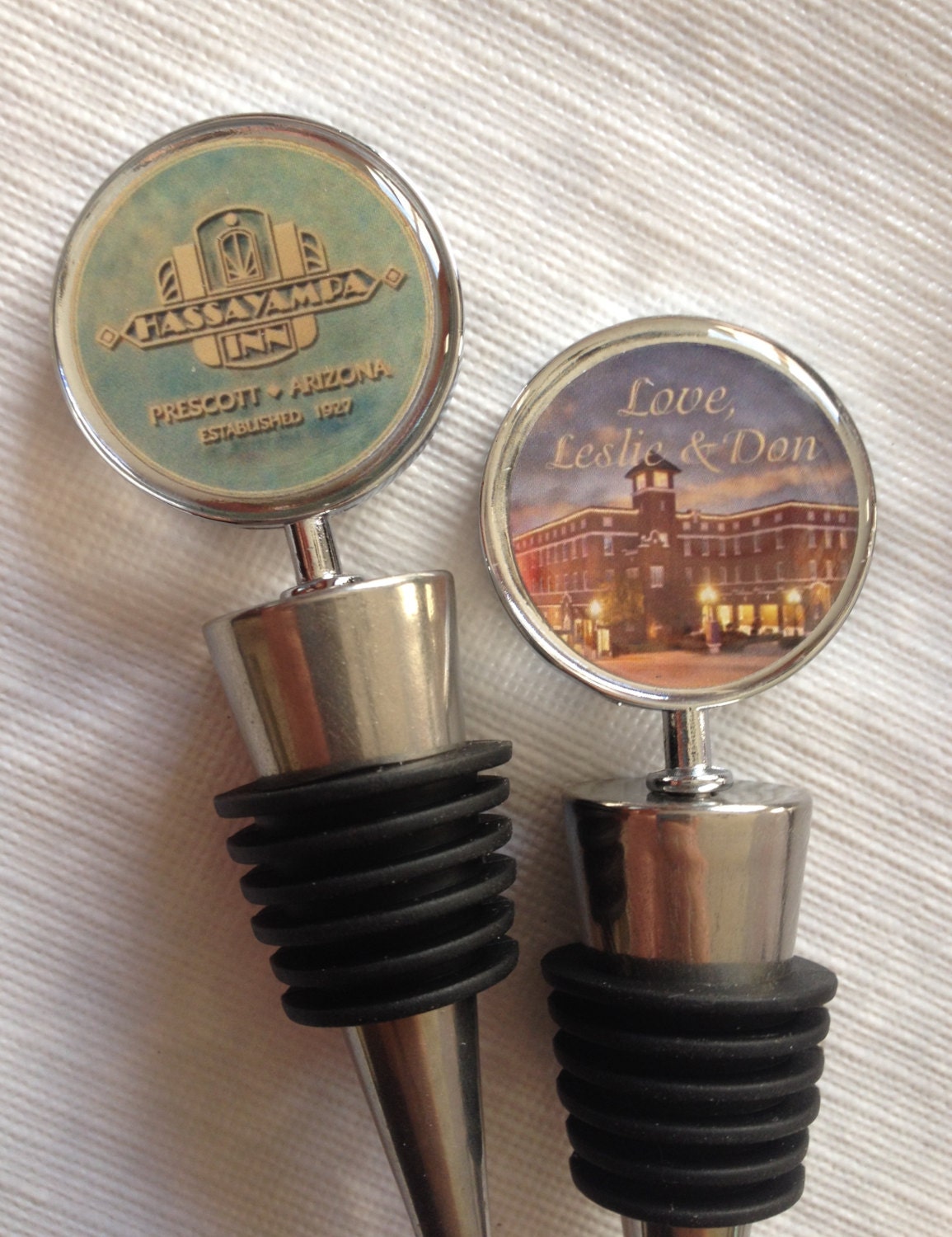 Wedding Favors Wine Bottle Topper Personalized custom