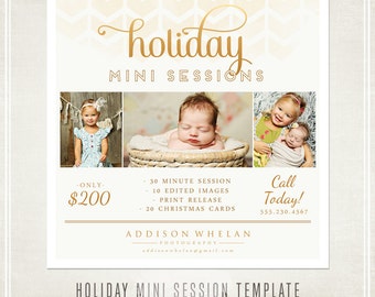 Photography Marketing Holiday Mini Sessions Template