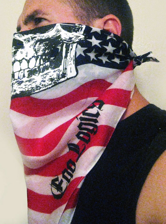 Image result for pictures of american flag biker bandana