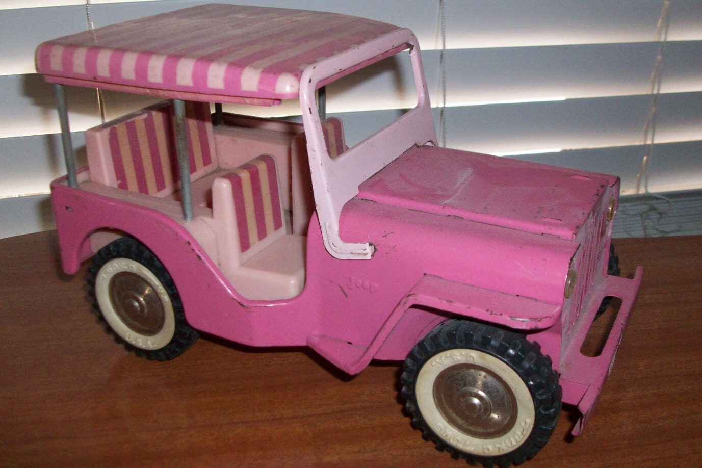 Final Sale/ Rare Vintage Original Tonka Pink Jeep by MICSJWL