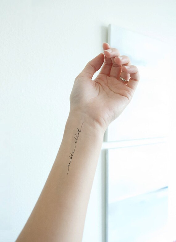 Custom Handwritten Calligraphy Tattoo Design