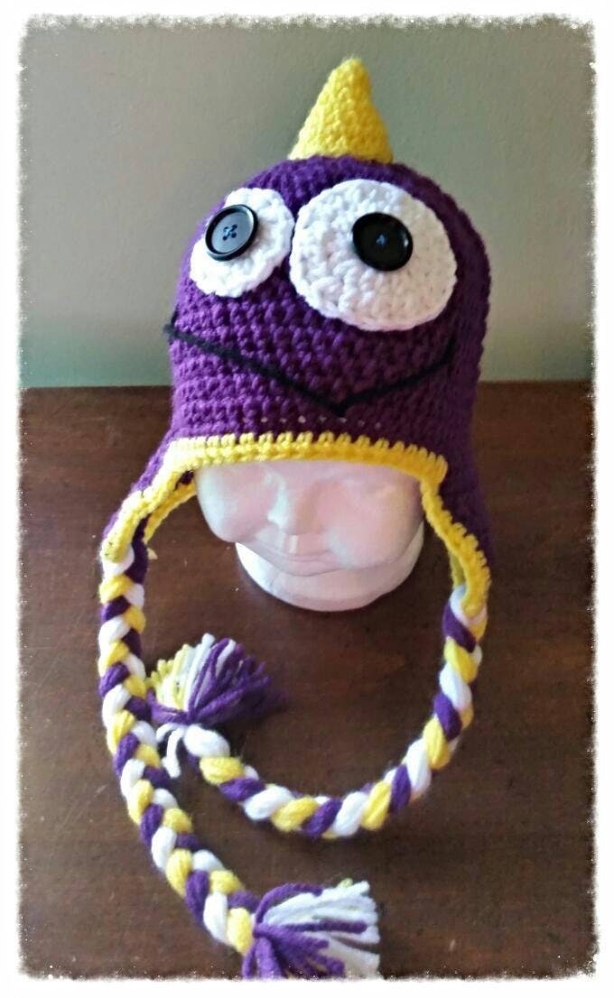 Monster Hat by MADKsCreations on Etsy