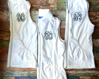 Monogrammed Vest - Monogrammed Gifts - Bridesmaid Gifts - Preppy Monogrammed Vest