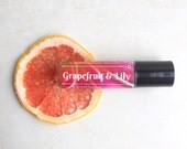 Grapefruit & Lily Perfume Oil - Sweet Grapefruit, Soft Lily Scent - Roll-On Personal Fragrance, Natural Base, Alcohol-Free Perfume