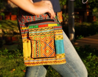 Totally Unique Handmade Vintage Hmong Hilltribe Belt Bag