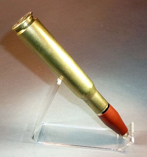 50 Cal Machine Gun Bullet Cartridge Twist Pen By Benchdogwoodworks