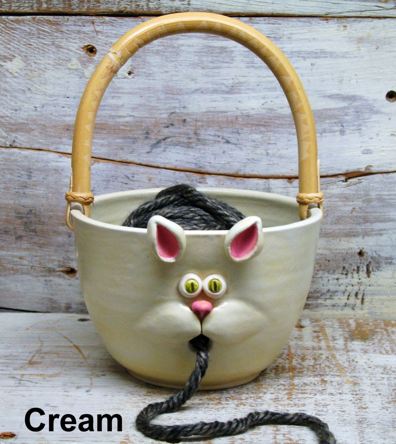 Yarn bowl Yarn Holder Knitting Bowl Large Knitting Bowl