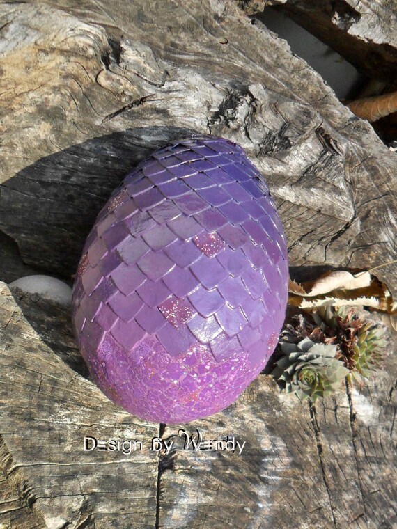 Dragon Purple Dragon Egg, 5 in Dragon Egg Fantasy Cosplay Prop, Geek