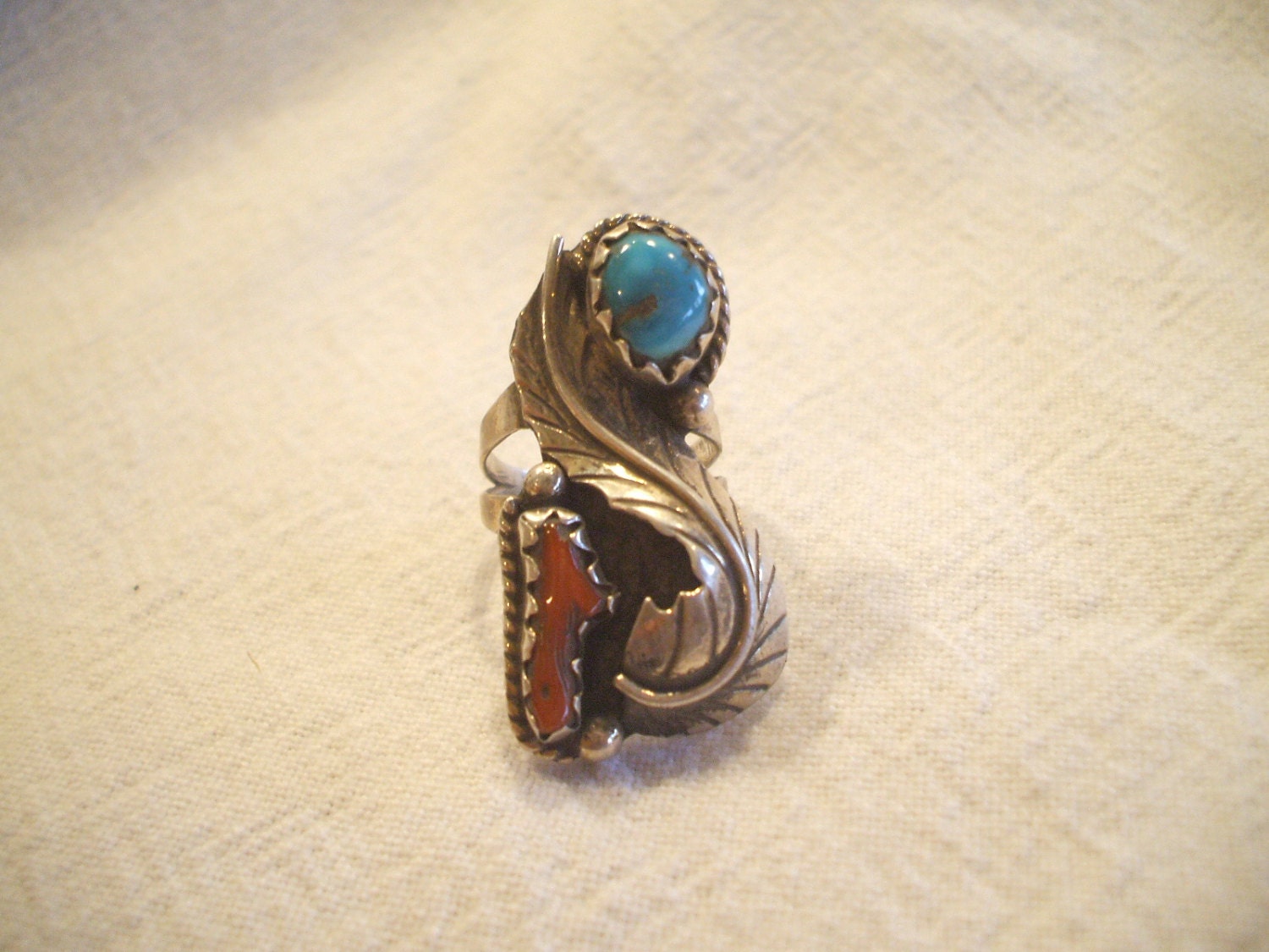 Classic Signed Vintage Navajo Sterling Silver By Turquoisekachina