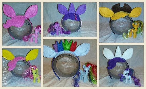 Items Similar To My Little Pony Headbands On Etsy