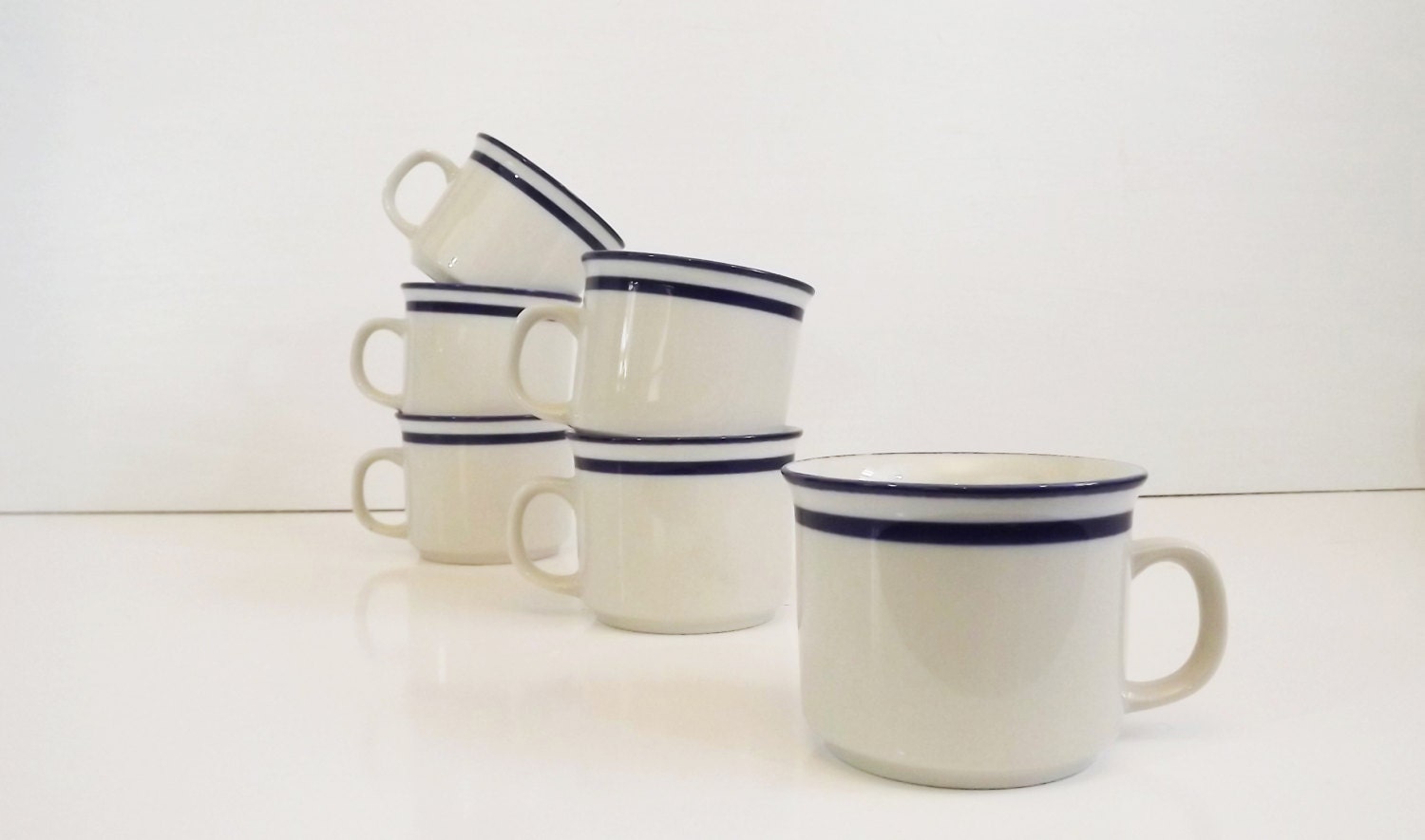 Set of 6 Elegance coffee cups