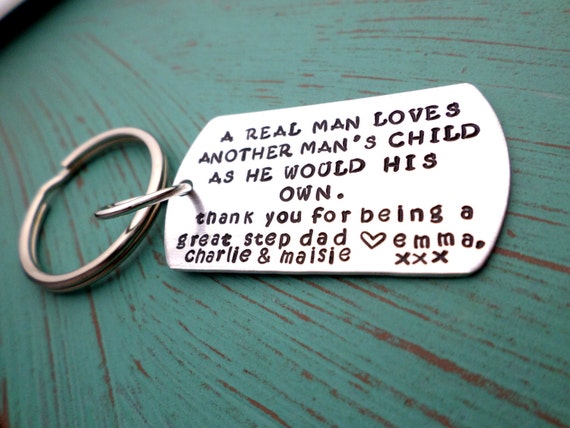 Step Dad Keychain, Stepfather Gift, Step Dad Gift, Thank You Keychain, Father's Day, Father Gift, Father's Keychain, Father Of The Groom