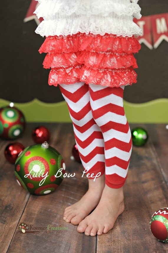 Christmas StockingsBaby Leg WarmersBaby Girl by LillyBowPeep