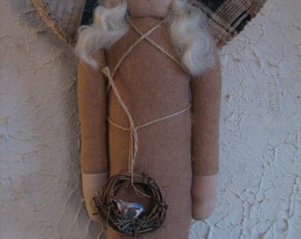 Angel with Quilt Wings