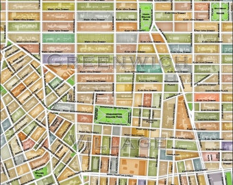 Greenwich Village NY Map