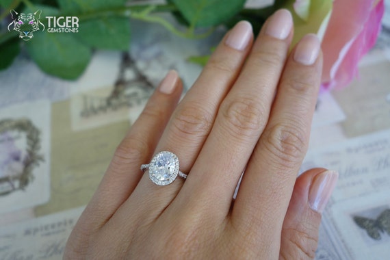 Oval engagement rings 2 carat