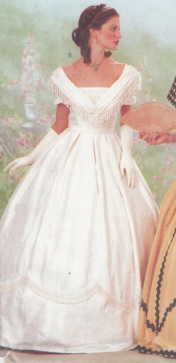 Butterick 6693 Civil War Antebellum Ball Gown North and