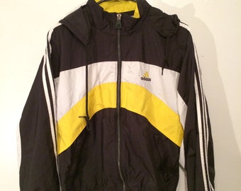 adidas jacket yellow and black