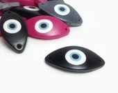 Evil Eye Bracelet Beads, Evil Eye Beads, Clay Beads, The Evil Eye, DIY Jewelry, Jewelry Supplies, Pack of 10. 20 and 30.