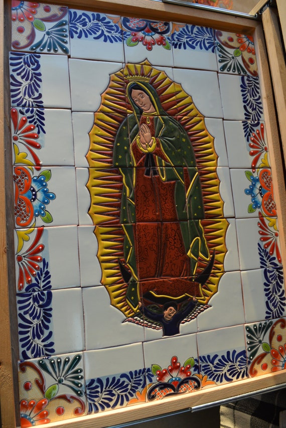 35 pieces Mexican Tile Wall Mural