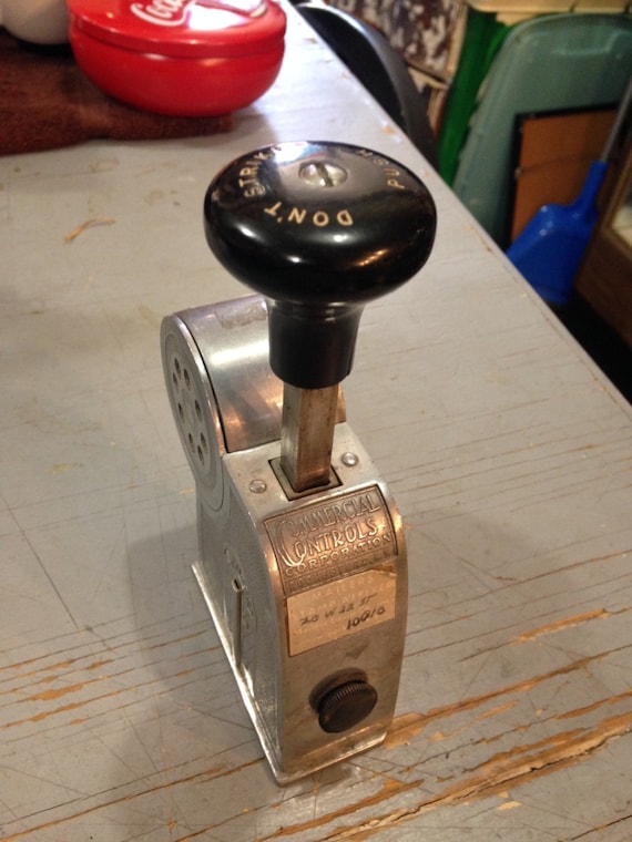 Vintage Art Deco Multipost Stamp Affixer