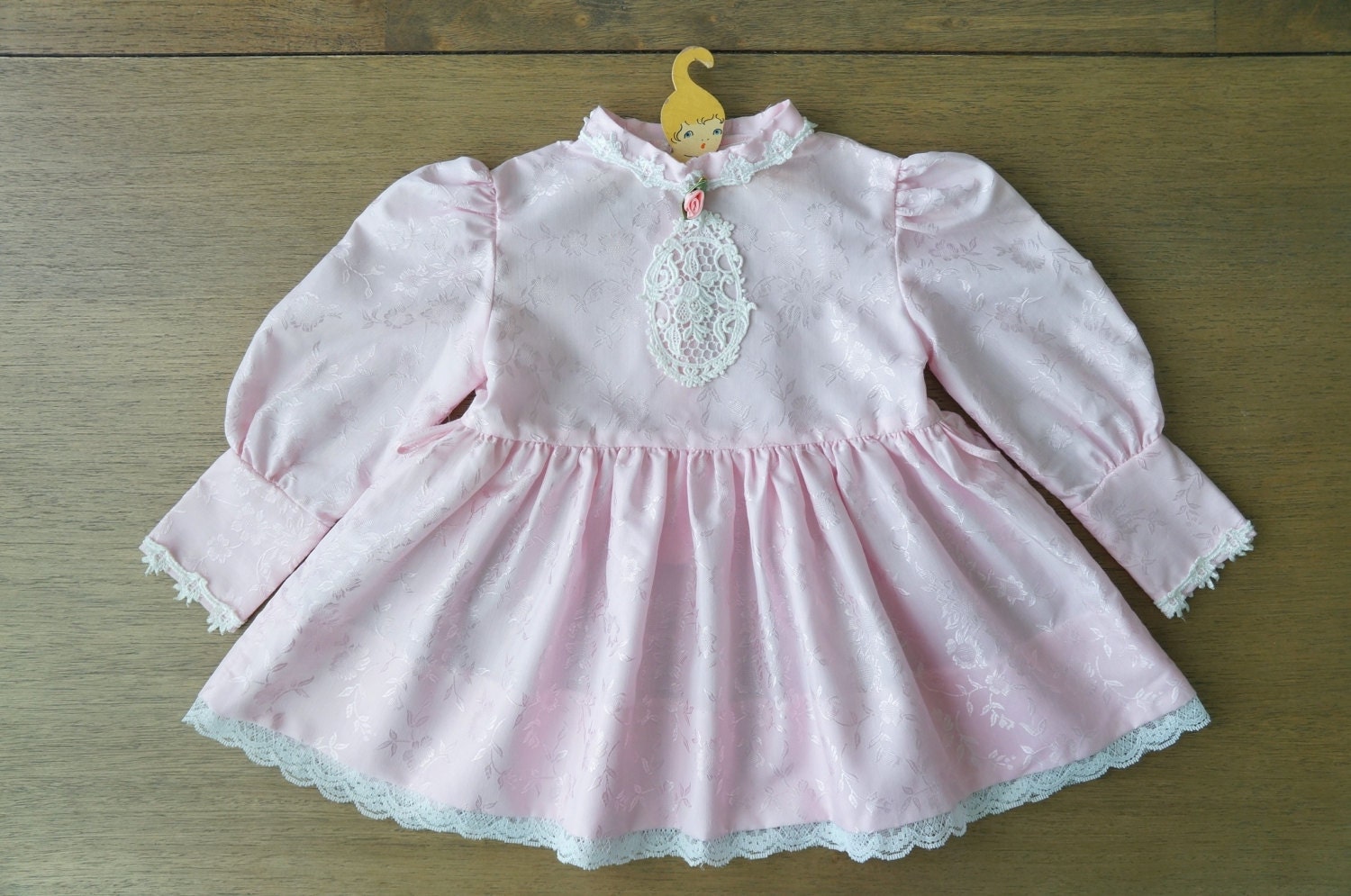 Vintage Baby Clothes Girl Victorian Style Pink Dress Vintage Baby Clothes Girl Victorian Style Pink Dress