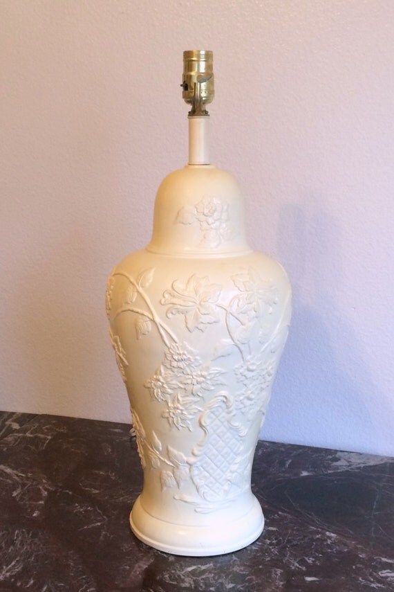 Large Vintage Ginger Jar Table Lamp 33 High with by PrimaTreasures