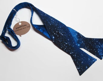 Freestyle Galaxy Bow Tie - Space Bow Tie - Outer Space Bow Tie - Star Bow Tie - Astronomy Bow Tie - Nebula Bow Tie - Cosmos Bow Tie