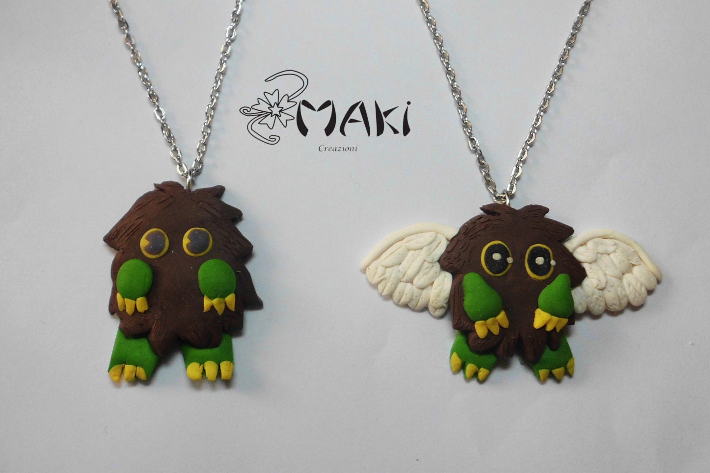 Kuriboh from the series Yu Gi Oh anime manga winged kuriboh necklace Yugi