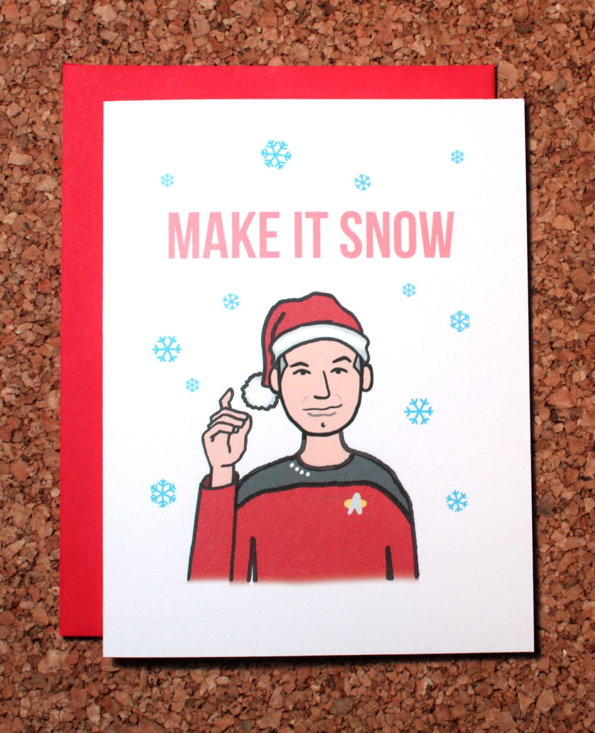 Make It Snow (Inspired by Star Trek) T-Shirt - from TShirtGrill UK