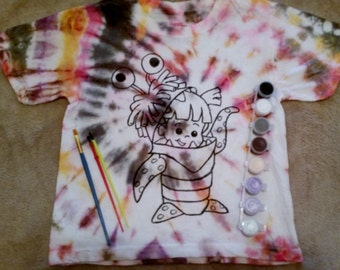 Mommy, I Painted This Myself!! A Monsters Inc "Boo" t-shirt - Complete Kit