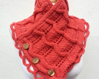 comment tricoter echarpe corail