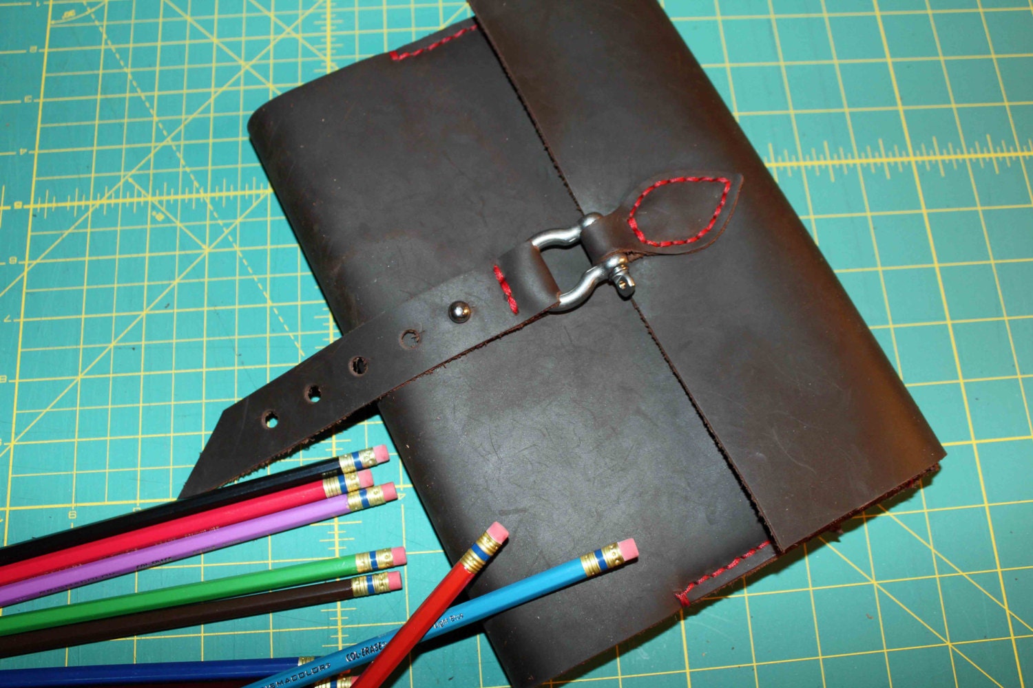 Leather Sketch Book Cover Refillable Leather Journal Large