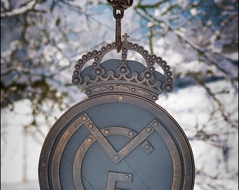 Real Madrid hand forged wall decoration, Real Madrid logo.