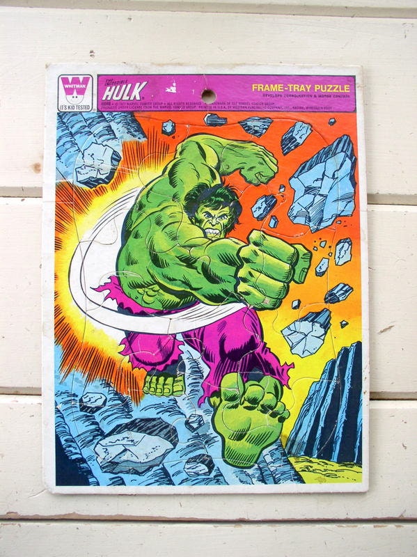 Vintage 1970's The Incredible Hulk Puzzle / by StrawberryMilkKids