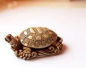 Brown Turtle Figurine, Ceramic Animals, Miniature Animal figurines, Ukrainian Handmade, Gifts for Friends, Ceramic sculpture, Gift idea
