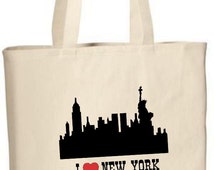 Sac fourre-tout, New York fourre-tout, sac cadeau, cotillons, cadeaux ...