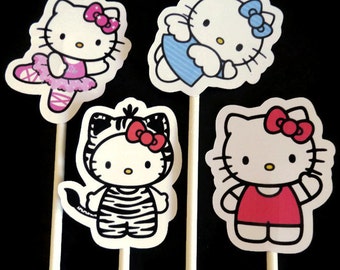 Items similar to Hello Kitty Zebra Birthday Banner on Etsy